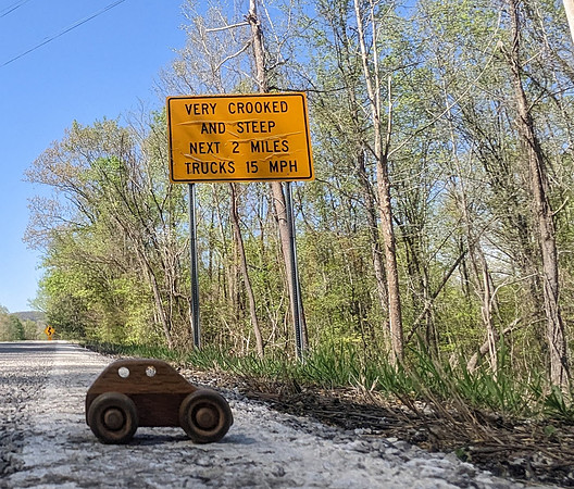 crooked and steep